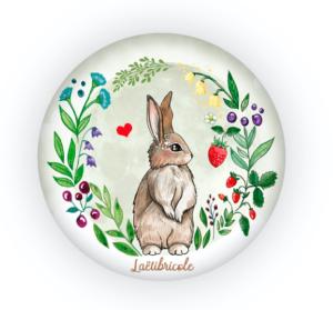 Le lapin et ses fraises