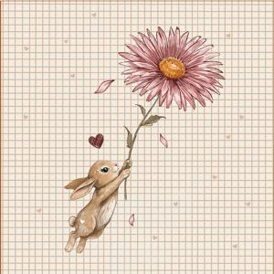 Coupon coussin lapin et fleur ♥️ 