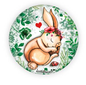 La sieste du lapin fleurette 