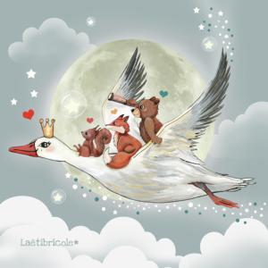 L'oie et ses amis