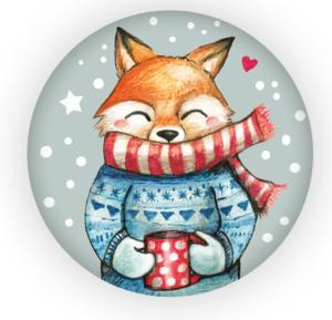 La renard et son mug