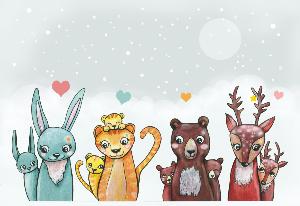 Les animaux de l'hiver