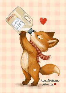 Renard lait et tendresse