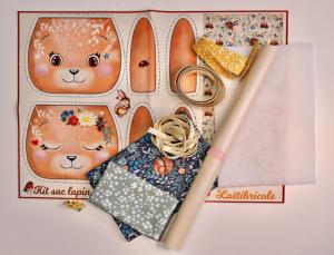 Kit pour 2 mini sacs lapin