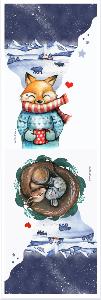 Pochon double : Tendresse + Le renard et son mug