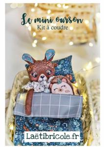 Le kit doudou mini ourson et sa valisette