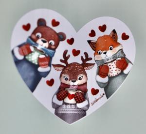 Sticker coeurs en coeur !