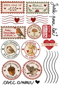 Transferts pour oblitérer les lettres d'automne