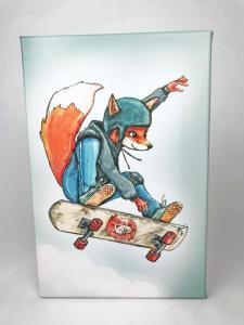 Le renard skateur