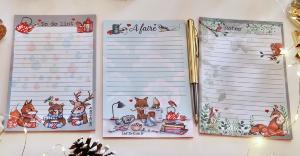 Le lot de 3 bloc-notes