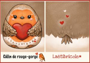 Mini calin de rouge gorge