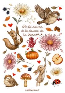 Carte canson douceurs d'automne