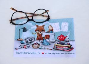 Lingette à lunettes l'atelier du renard