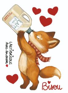 Transfert renard lait tendresse