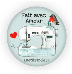Machine à coudre "Fait avec amour"