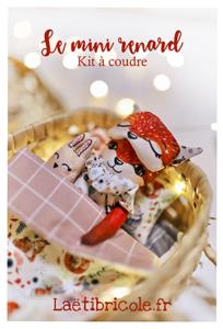 Le kit doudou mini renard et sa valisette