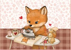 Coupon rabat renard au fer à repasser