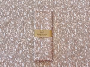 Coupon tissu LIN animaux et fleurs