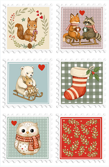 Transfert les timbres D'hiver