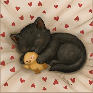 Coupon coussin le chat noir