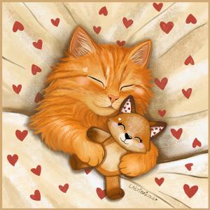 Coupon coussin le chat roux