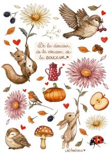 Transfert planche d'automne