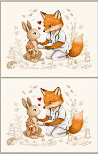 Pochette docteur renarde PETIT format