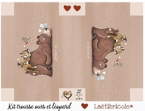 Coupon trousse de toilette ours et léopard